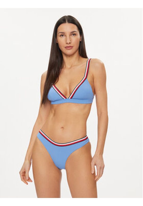 TOMMY HILFIGER - Tommy Hilfiger Dół od bikini UW0UW05293 Niebieski. Kolor: niebieski. Materiał: syntetyk