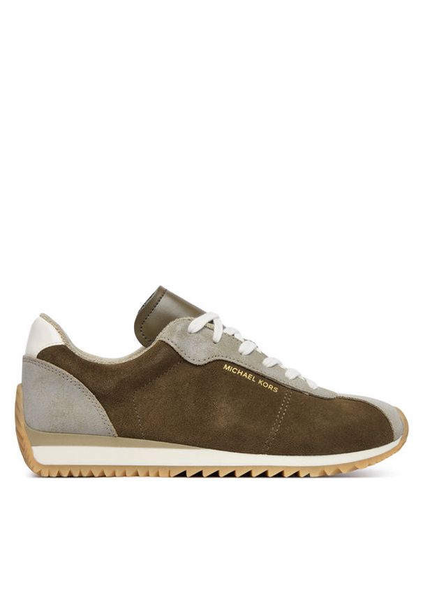 MICHAEL Michael Kors Sneakersy Rhodes 43T6RHFS1S Khaki. Kolor: brązowy. Materiał: skóra