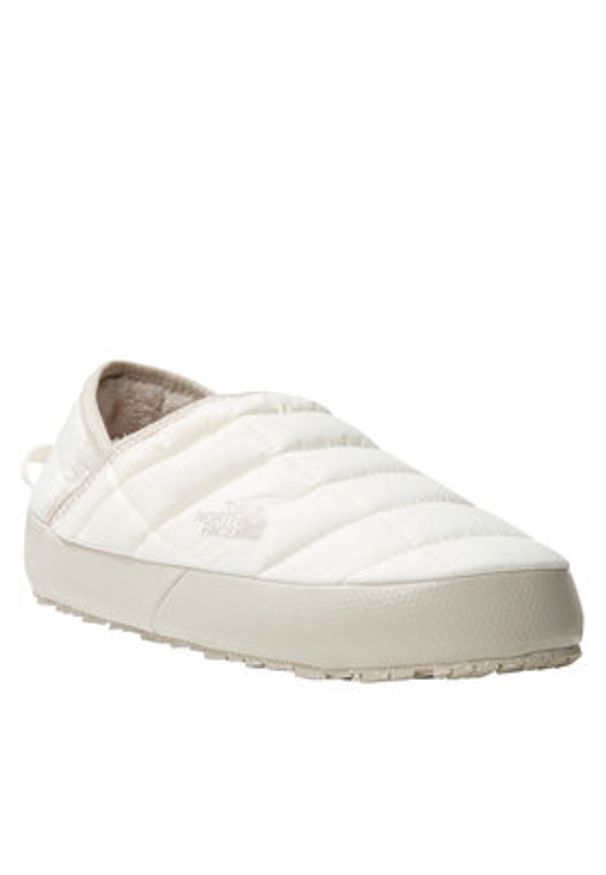 The North Face Kapcie Thermoball Traction Mule V NF0A3V1H32F1 Beżowy. Kolor: beżowy. Materiał: materiał