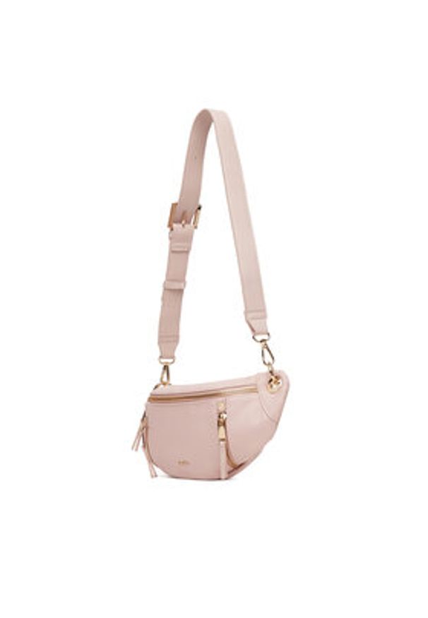 DeeZee Saszetka nerka DZE-L-002-07 Różowy. Kolor: różowy. Materiał: skóra