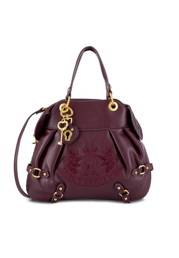 Juicy Couture Torebka BIJXT8654WVP Bordowy. Kolor: czerwony