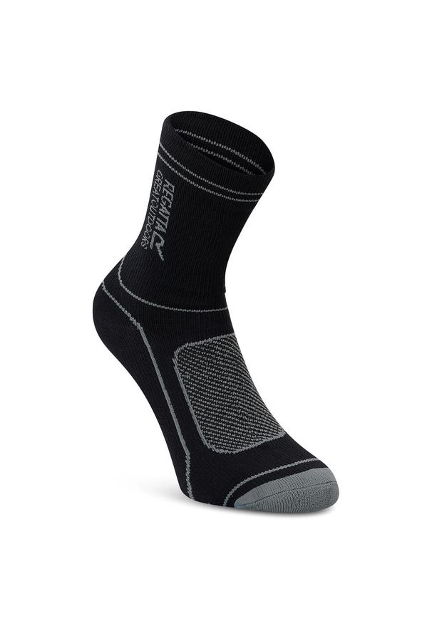 Regatta - Unisex skatpety Waterproof. Kolor: czarny. Materiał: bawełna. Sport: turystyka piesza