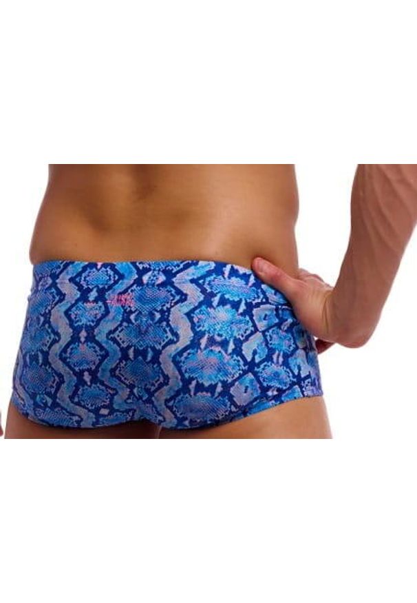 FUNKY TRUNKS - Kąpielówki Funky Trunks Blue Viper - trunki męskie. Kolor: niebieski
