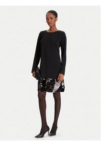 DKNY Sukienka koktajlowa DD5J1N09 Czarny Relaxed Fit. Kolor: czarny. Materiał: syntetyk. Styl: wizytowy #4