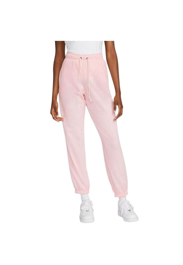 Nike - Damska Odzież Sportowa Vintage Gym Jogging Bottoms. Kolor: różowy. Sport: bieganie