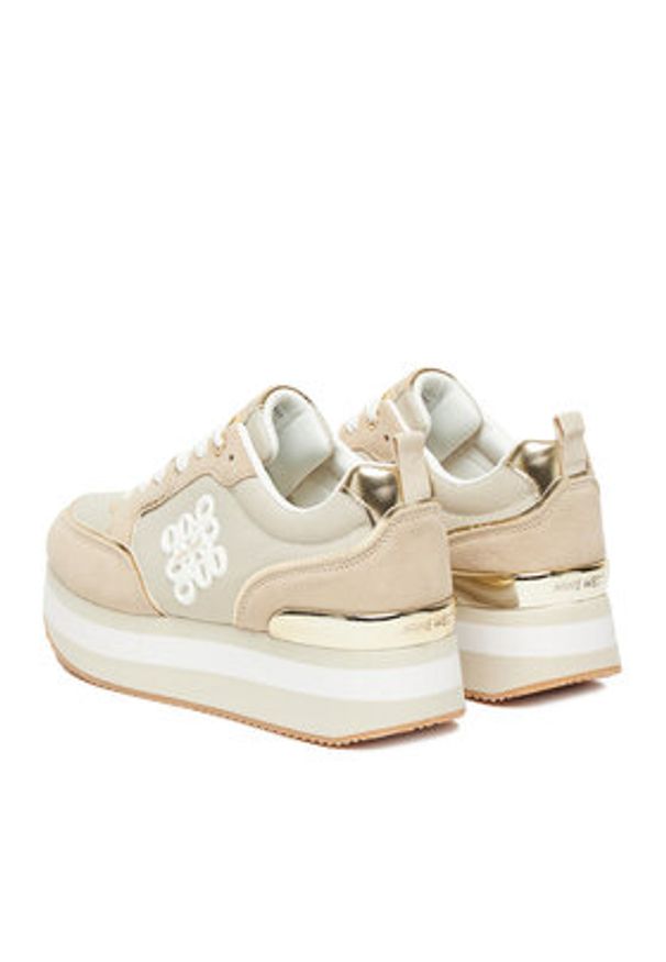 Nine West Sneakersy SS25-3C093 Beżowy. Kolor: beżowy. Materiał: materiał