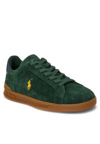 Polo Ralph Lauren Sneakersy 809940313002 Zielony. Kolor: zielony. Materiał: skóra, zamsz