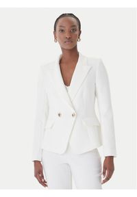 Rinascimento Marynarka CFC0128643003 Biały Regular Fit. Kolor: biały. Materiał: syntetyk #1