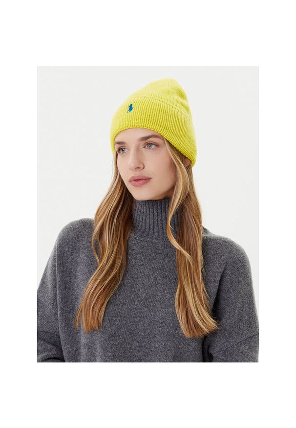 Czapka Polo Ralph Lauren. Kolor: żółty
