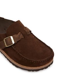 Birkenstock Klapki Buckley Braided 1031435 Brązowy. Kolor: brązowy. Materiał: zamsz, skóra #3