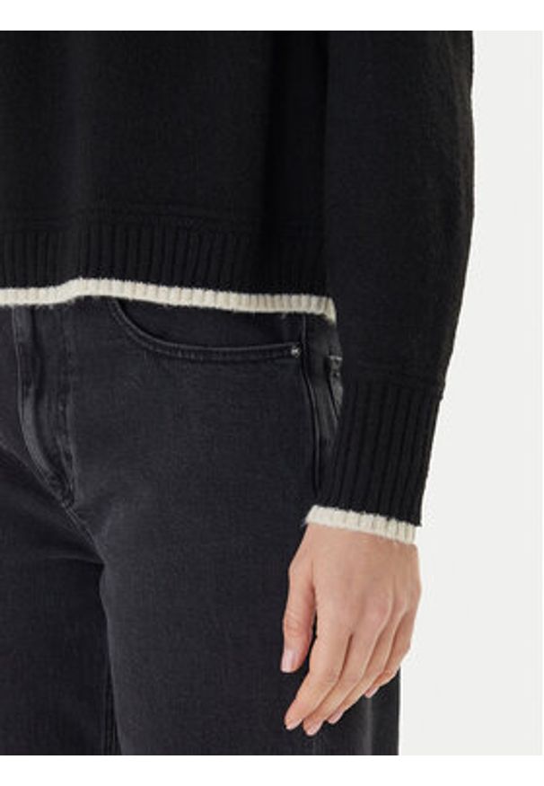 Vero Moda Sweter Aquarius 10331898 Czarny Regular Fit. Kolor: czarny. Materiał: syntetyk