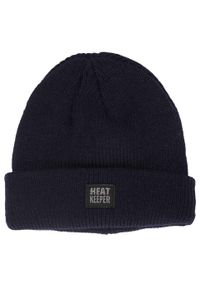 HEAT KEEPER - Wodoodporna i wiatroszczelna czapka termoaktywna Heatkeeper w kolorze granatowy. Kolor: niebieski. Sezon: zima. Styl: sportowy #2