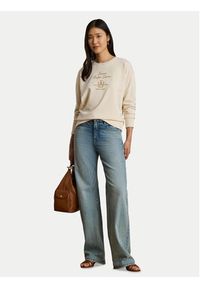 Lauren Ralph Lauren - LAUREN RALPH LAUREN Bluza 200P13944002 Kremowy Regular Fit. Kolor: kremowy. Materiał: bawełna #2
