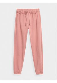 outhorn - Outhorn Spodnie dresowe OTHSS23TTROF173 Różowy Regular Fit. Kolor: różowy. Materiał: bawełna, dresówka #2