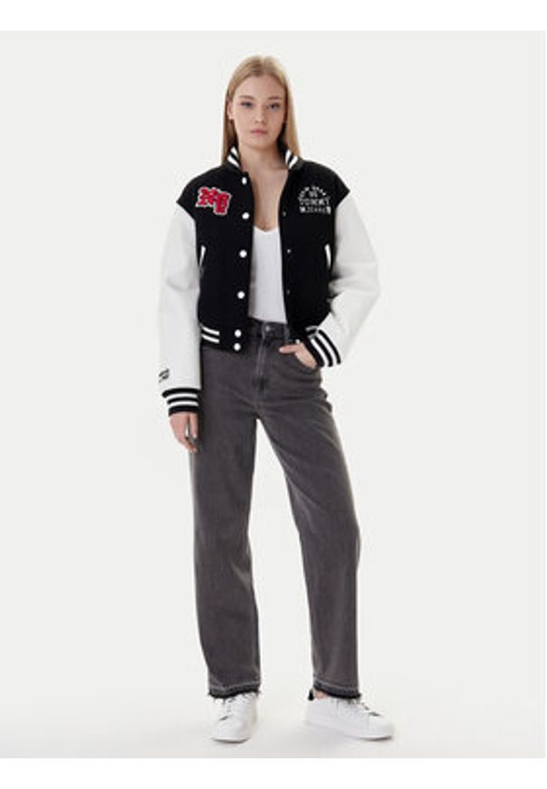 Tommy Jeans Jeansy Layla DW0DW22449 Szary Straight Fit. Kolor: szary