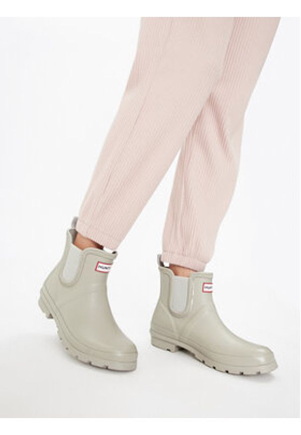 Hunter Kalosze HFW-001 Zielony. Kolor: zielony. Materiał: syntetyk, kauczuk