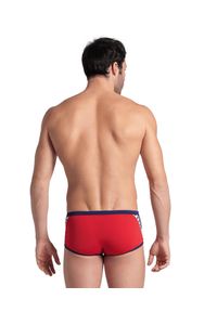 Szorty Kąpielowe Arena Icons Swim Low Waist Short. Kolor: czerwony. Materiał: materiał