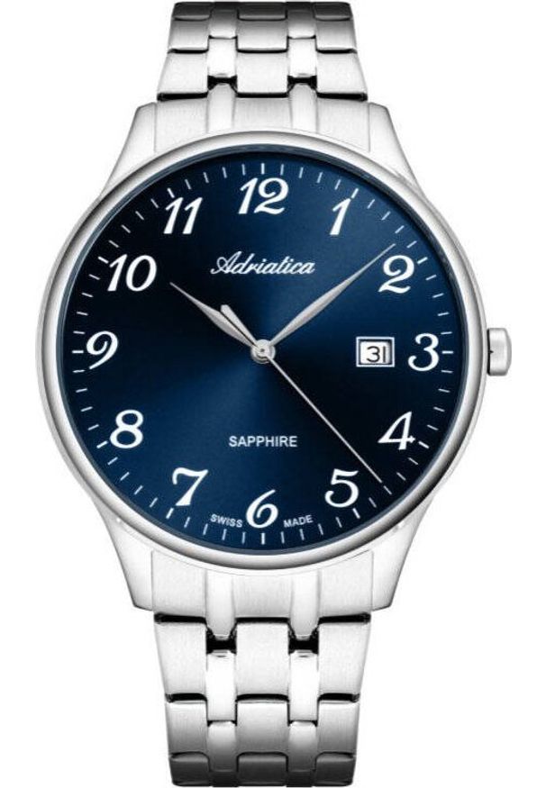 Zegarek Adriatica Zegarek Adriatica A1300.5125Q męski klasyczny szwajcarski .. Styl: klasyczny