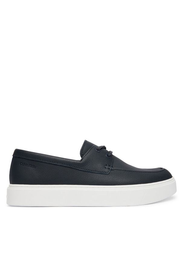 Półbuty Calvin Klein. Kolor: niebieski