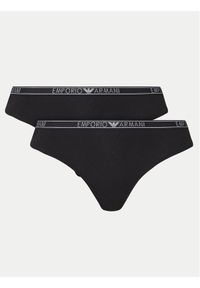 Emporio Armani Underwear Komplet fig brazylijskich 164752 4F223 00020 Czarny. Kolor: czarny. Materiał: bawełna #1