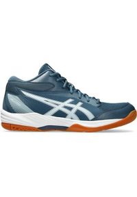 Buty siatkarskie męskie Asics Gel-task Mt 4. Kolor: niebieski, wielokolorowy, biały. Materiał: syntetyk, materiał. Sport: siatkówka
