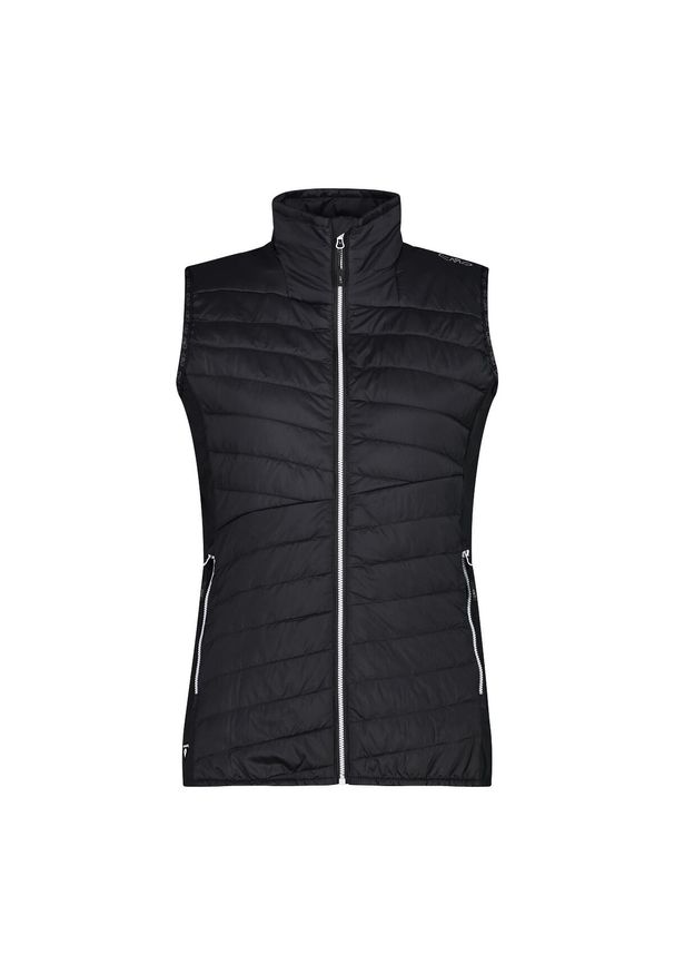 Damska kamizelka hybrydowa CMP. Kolor: szary, wielokolorowy, brązowy. Sport: turystyka piesza