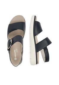 Remonte Sandały CEO-D2K50-14 Granatowy. Kolor: niebieski. Materiał: skóra #5