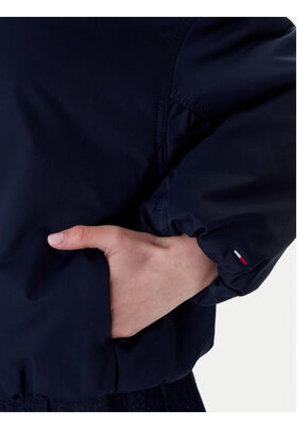 Tommy Jeans Kurtka bomber Varsity DW0DW22044 Granatowy Relaxed Fit. Kolor: niebieski. Materiał: syntetyk