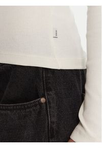 Guess Jeans Golf W5BP23 KA0H1 Beżowy Slim Fit. Typ kołnierza: golf. Kolor: beżowy. Materiał: bawełna #4