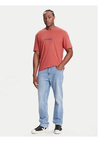 Quiksilver T-Shirt EQYZT08174 Czerwony Regular Fit. Kolor: czerwony. Materiał: bawełna #5