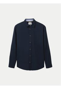 Tom Tailor Koszula 1040141 Granatowy Regular Fit. Kolor: niebieski. Materiał: bawełna