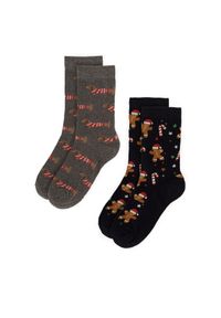 Lasocki Skarpety długie 2MB-002-AW23 (2-pack) Kolorowy. Materiał: materiał. Wzór: kolorowy