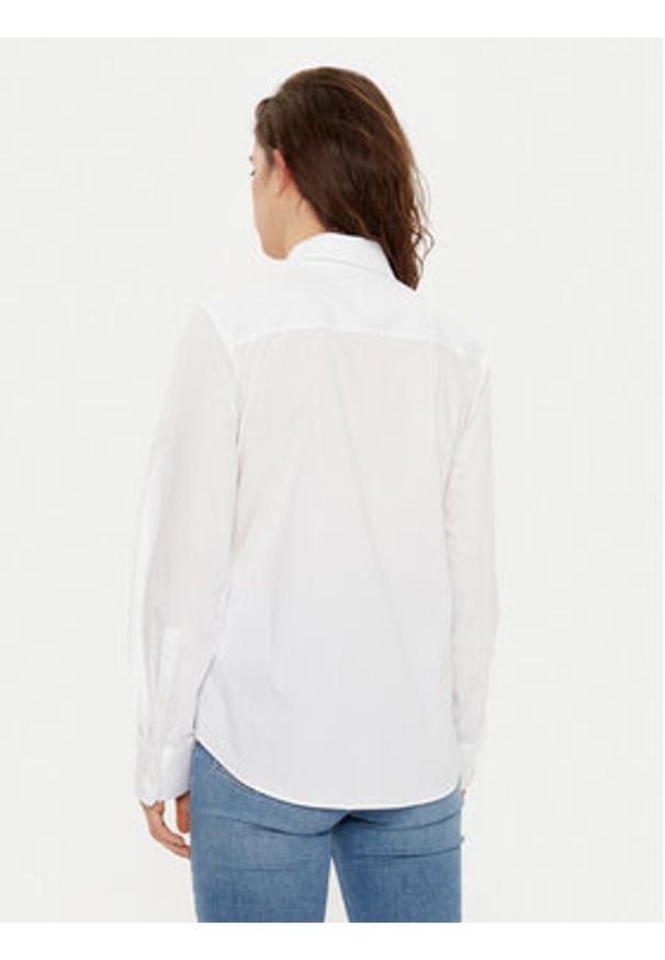 TOMMY HILFIGER - Tommy Hilfiger Koszula WW0WW43577 Biały Regular Fit. Kolor: biały. Materiał: bawełna