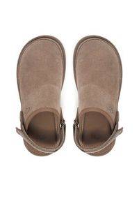 Ugg Klapki M Goldencoast Clog II 1166915 Szary. Kolor: szary. Materiał: skóra, zamsz