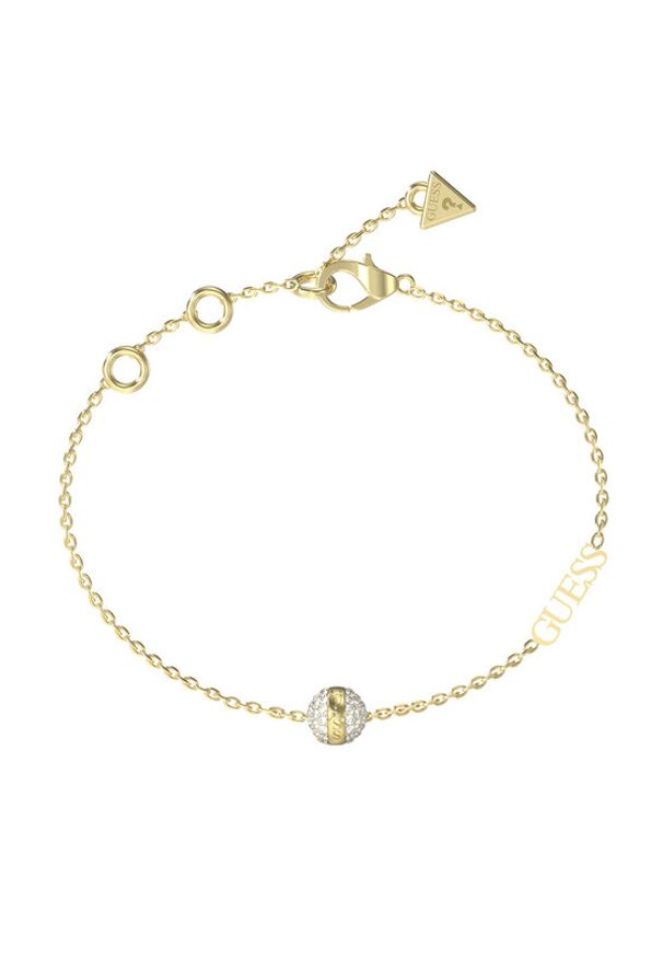 Guess Bransoletka JUBB04 456JW Złoty. Materiał: metalowe. Kolor: złoty