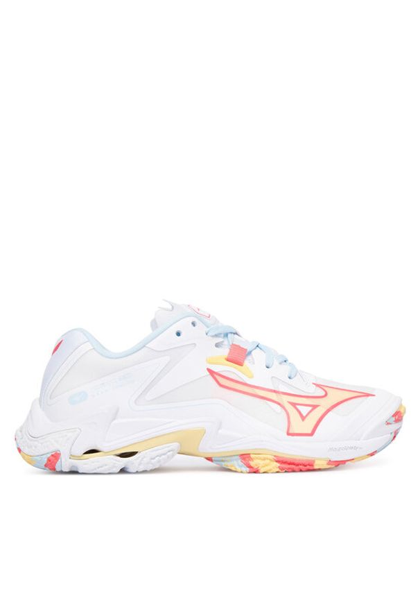Mizuno Buty halowe Wave Lightning Z8 V1GC2400 Biały. Kolor: biały. Materiał: skóra. Model: Mizuno Wave