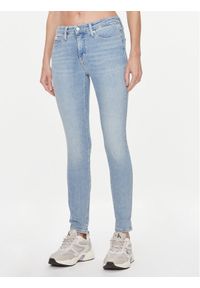 Calvin Klein Jeans Jeansy J20J222444 Niebieski Skinny Fit. Kolor: niebieski