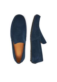 Gino Rossi Mokasyny LUIGI-01 124AM Granatowy. Kolor: niebieski. Materiał: skóra, zamsz #6