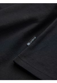 Ombre Clothing - Longsleeve męski z nadrukiem - czarny V1 OM-LSPT-0119 - S. Kolor: czarny. Materiał: bawełna. Długość rękawa: długi rękaw. Długość: długie. Wzór: nadruk #6