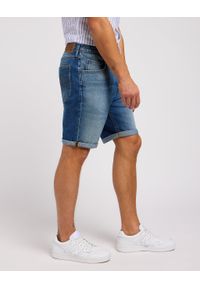 Lee - LEE RIDER SHORT MĘSKIE KRÓTKIE SPODENKI JEANSOWE JEANS WARM BREEZE 112349232 L73F016080. Materiał: jeans. Długość: krótkie