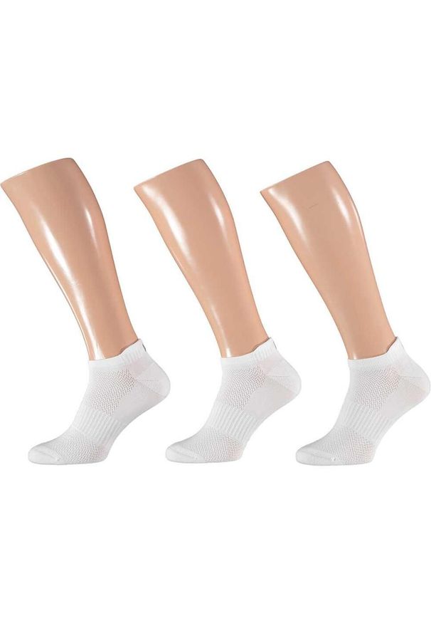 XTREME SOCKSWEAR - Xtreme Skarpety do tenisówek fitness, 9 par, biały. Kolor: biały. Sport: fitness