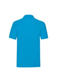 FRUIT OF THE LOOM - Koszulka Polo Premium Unisex Dla Dorosłych. Typ kołnierza: polo. Kolor: niebieski