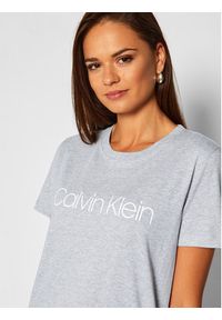 Calvin Klein T-Shirt Core Logo K20K202142 Szary Regular Fit. Kolor: szary. Materiał: bawełna #4