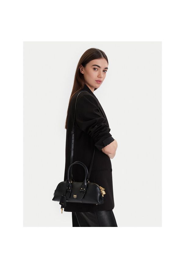 Pinko - Torebka PINKO. Kolor: czarny
