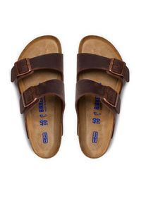 Birkenstock Klapki Arizona Bs 0452761 Brązowy. Kolor: brązowy. Materiał: nubuk, skóra #6