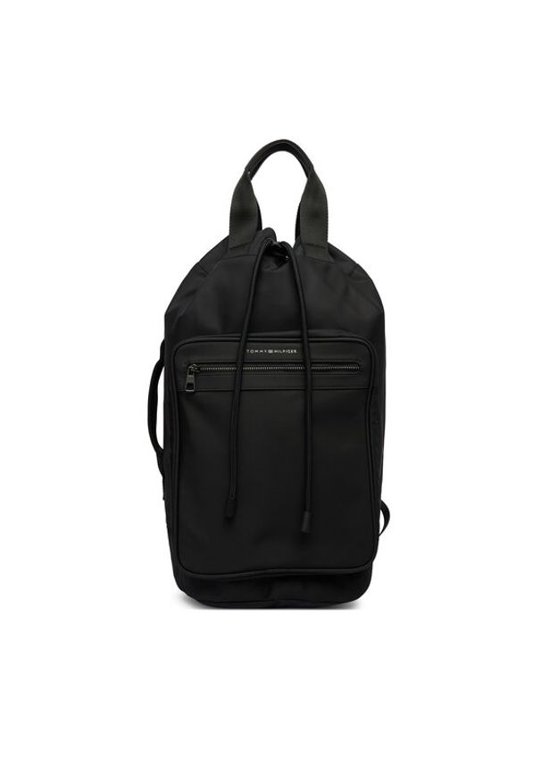 TOMMY HILFIGER - Tommy Hilfiger Plecak Th Repreve Sling AM0AM14296 Czarny. Kolor: czarny. Materiał: materiał
