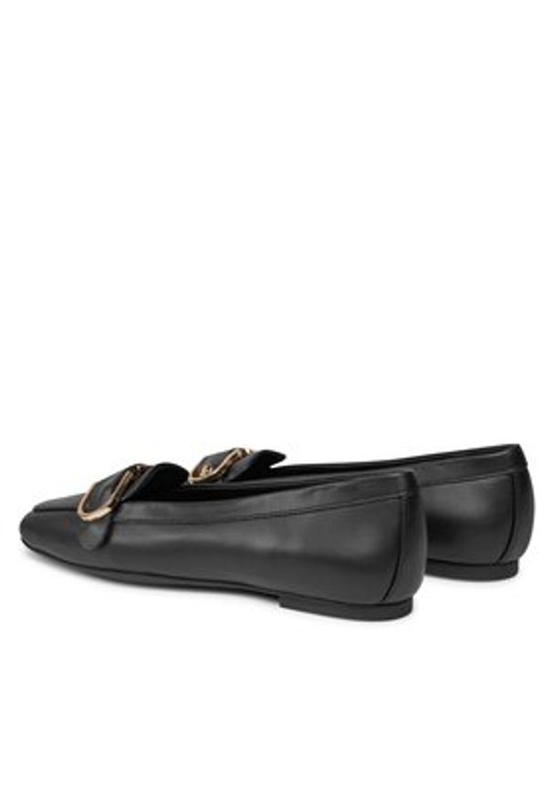 Furla Loafersy Flow Ballerina T.5 YH46FOW-BX2680-O6000-10074000 Czarny. Kolor: czarny. Materiał: skóra