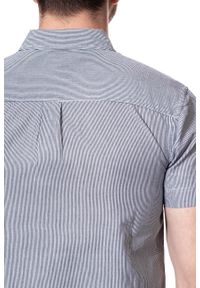 Wrangler - KOSZULA MĘSKA KRÓTKI RĘKAW WRANGLER SS 1 PKT SHIRT PEACOAT BLUE W58604M49 112129484. Materiał: materiał. Długość rękawa: krótki rękaw. Długość: krótkie #10