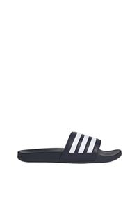 Adidas - adilette Comfort Slides. Kolor: biały, wielokolorowy, niebieski, czarny