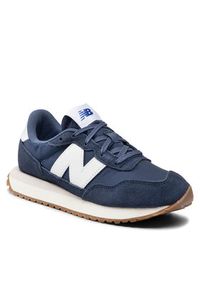 New Balance Sneakersy GS237PD Granatowy. Kolor: niebieski. Materiał: materiał #6